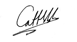 Cat Hobbs' signature