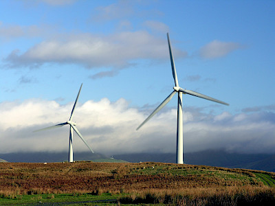 Photo of wind turbines