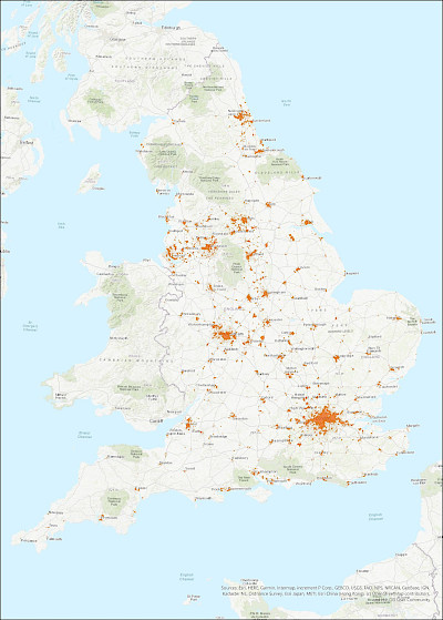 Heat Zone Map of the UK