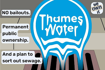 No bailouts, permanent public ownership, and a plan to sort out sewage.