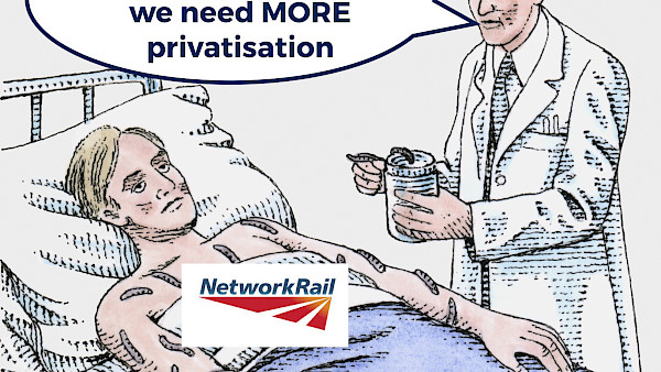 'The treatment isn't working..I think we need MORE privatisation'