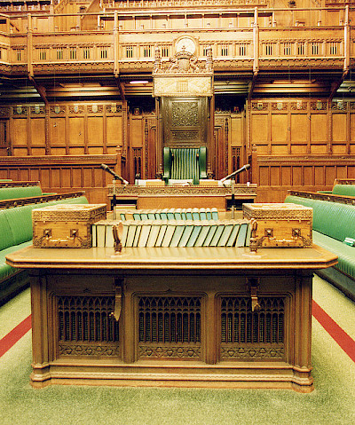 House of Commons Chamber: Speaker's table