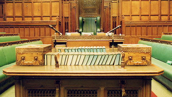 House of Commons Chamber: Speaker's table