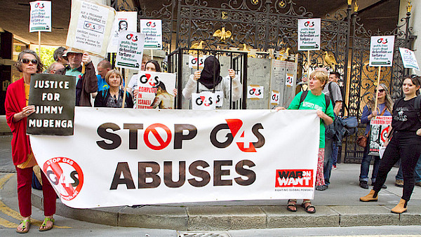 G4S protest in 2013