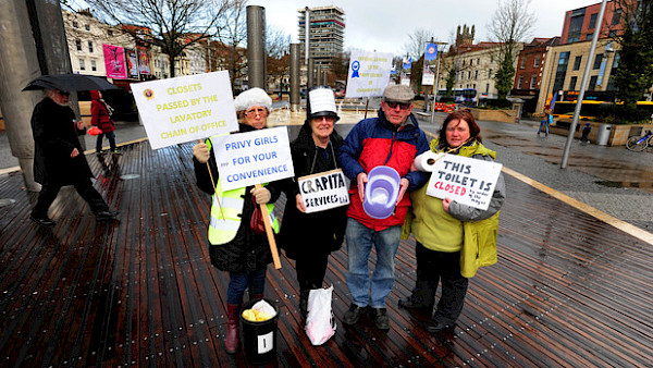 Privy Girls protest