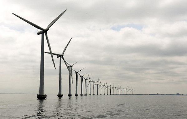 Middelgruden offshore wind farm in Denmark