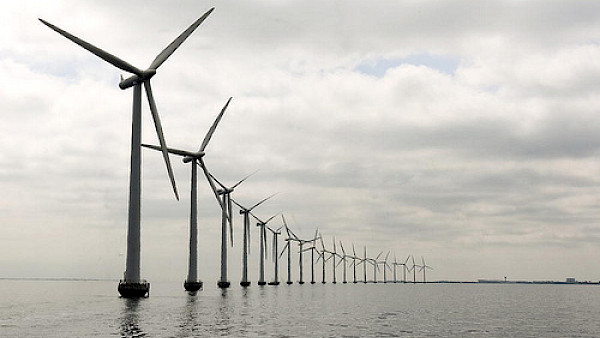 Middelgruden offshore wind farm in Denmark