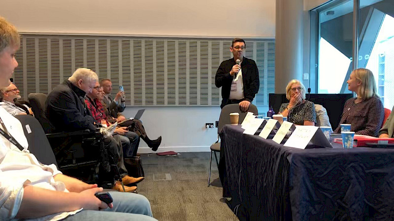 photo of Burnham at Buses conference