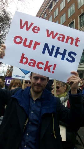 Photo of NHS demo