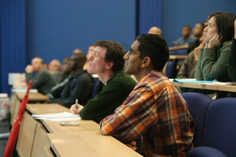Students in a lecture