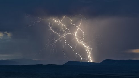 Photo of thunder and lightning