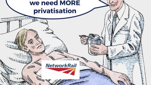 'The treatment isn't working..I think we need MORE privatisation'